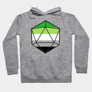 Aromantic Pride d20 Hoodie